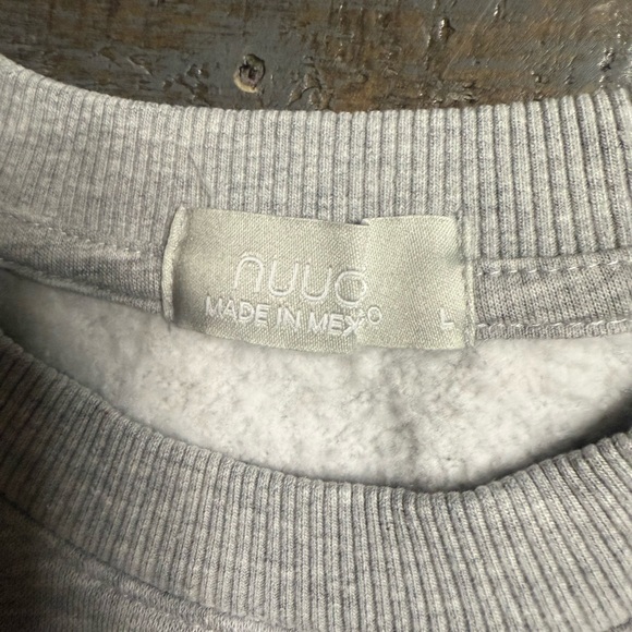 Nuuds Heather Gray Boston Crewneck Sweatshirt - Picture 2 of 7